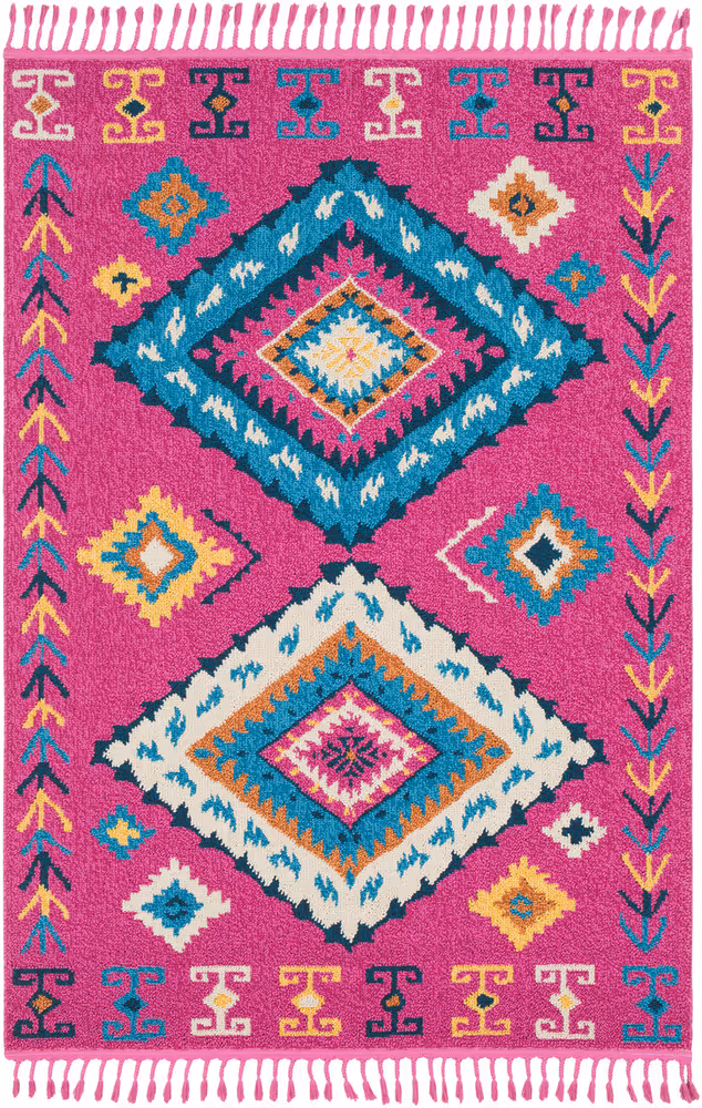 Surya Love LOV-2301 Bright Pink Transitional Abstract Rug
