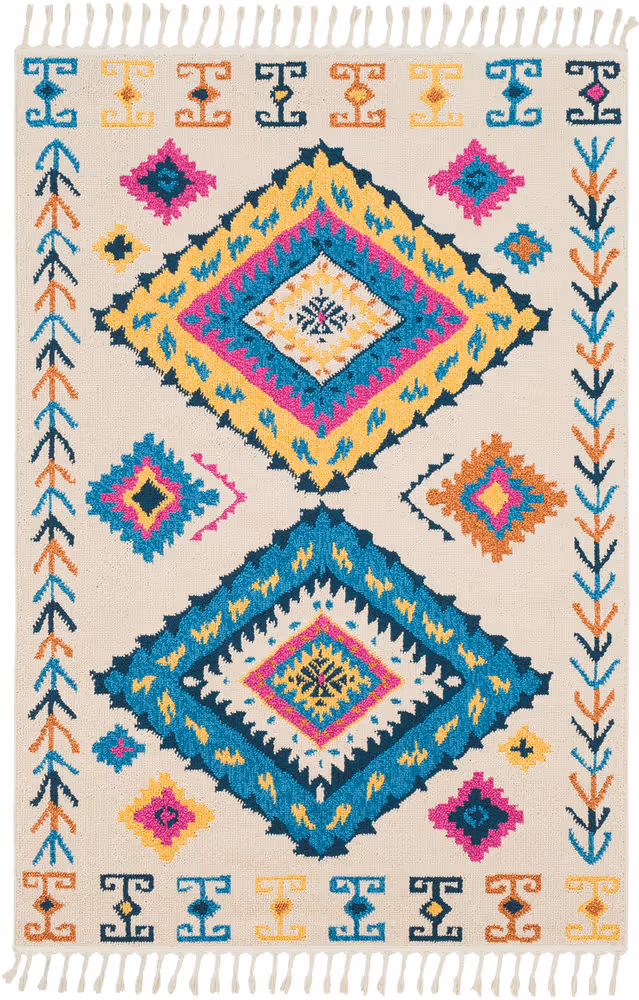 Surya Love LOV-2302 Sky Blue Synthetic Transitional Rug