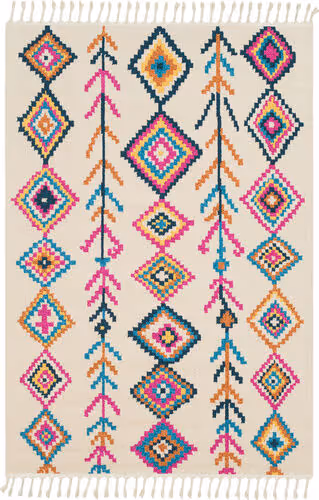 Surya Love LOV-2303 Bright Pink Abstract Synthetic Rug Product Image