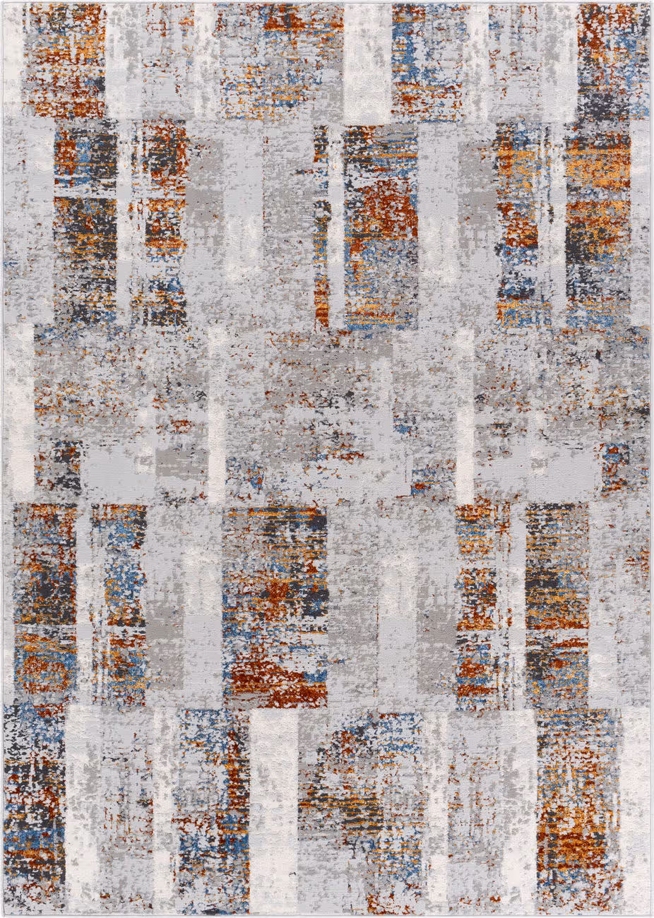 Modern Loom Lustro LSR-2319 Multi-Colored Power Loomed Synthetic Rug