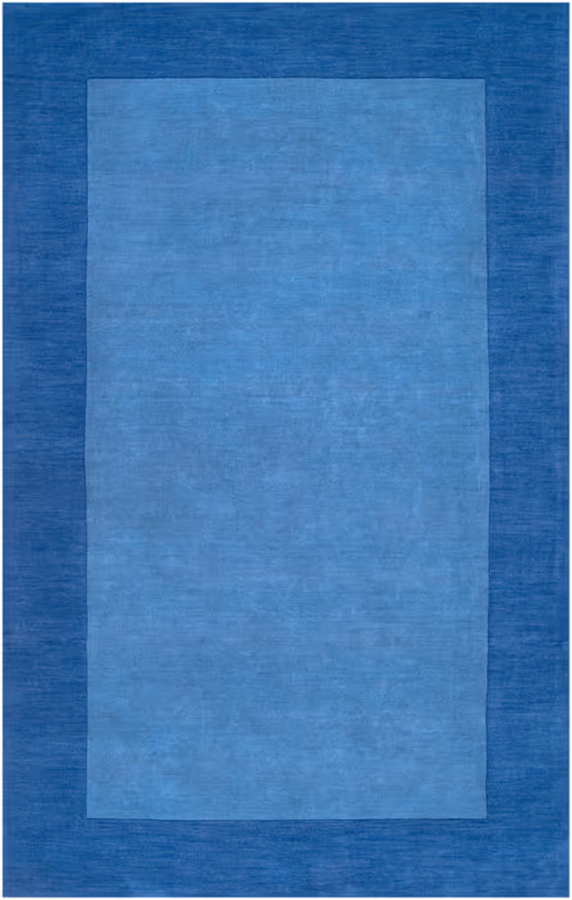 Surya Mystique M-308 Dark Blue Wool Bordered Rug
