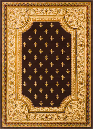 Surya Marash MAH-4605 Dark Brown Bordered Traditional Rug Product Image