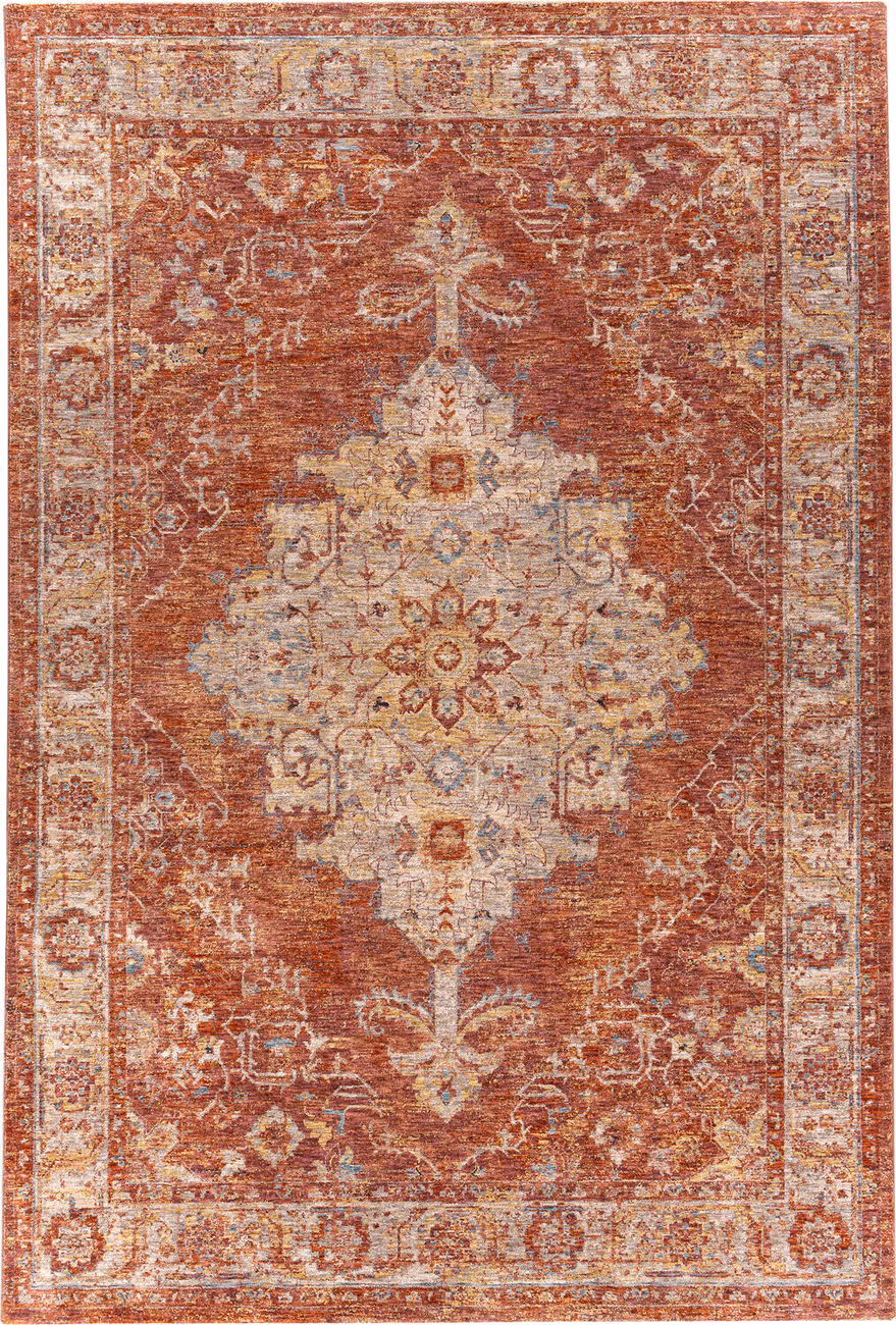 Modern Loom Mirabel MBE-2318 Red Power Loomed Synthetic Rug