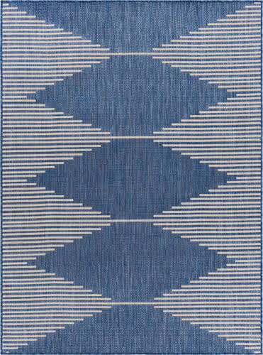 Modern Loom Malibu MBU-2317 Blue Power Loomed Synthetic Rug Product Image
