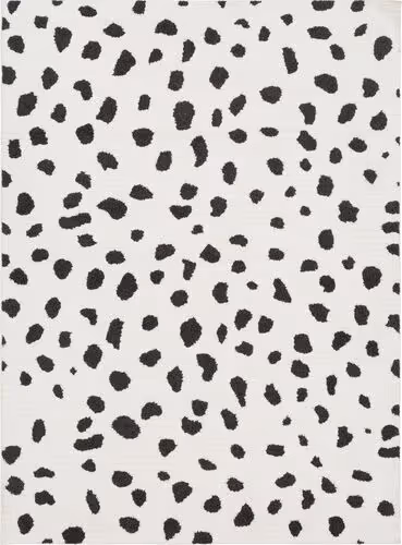 Surya Moroccan Shag MCS-2307 Black Synthetic Abstract Rug Product Image