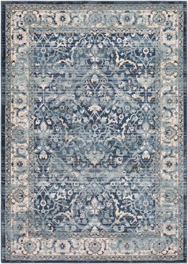 Surya Mesopotamia MEP-2306 Navy Bordered Transitional Rug
