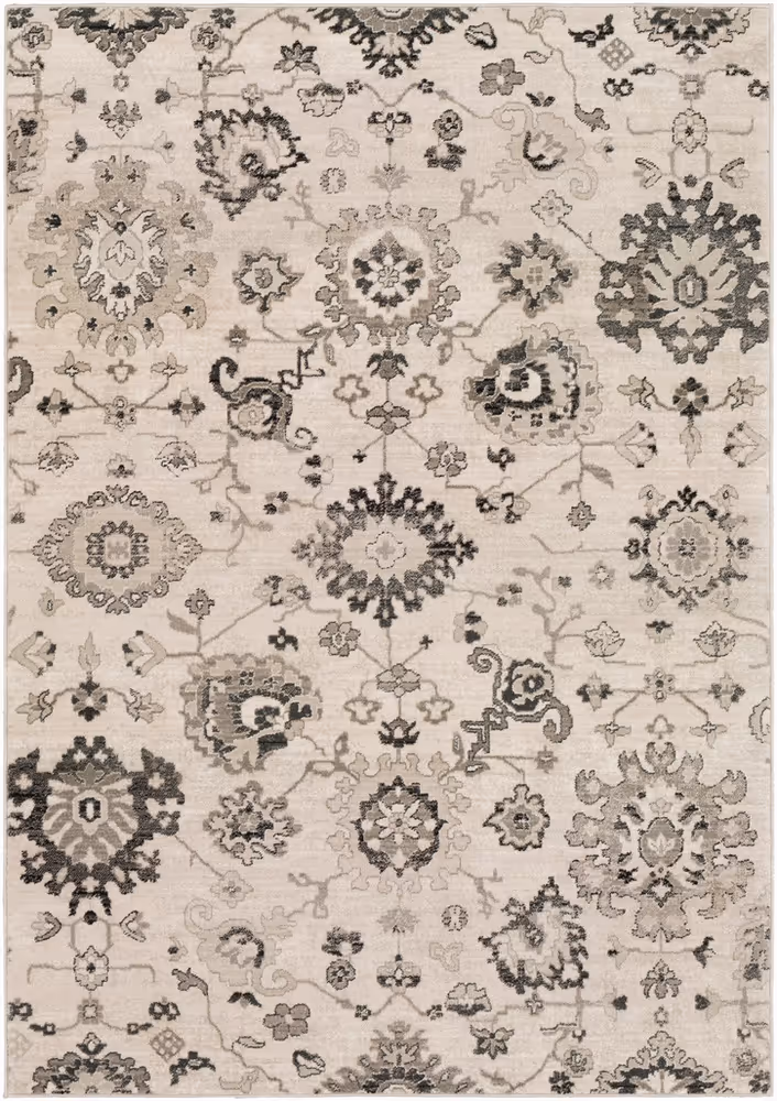 Surya Mesopotamia MEP-2308 Camel Traditional Floral Rug