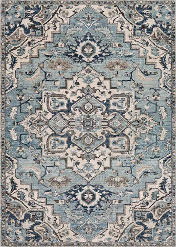 Surya Mesopotamia MEP-2311 Medium Gray Traditional Synthetic Rug Product Image