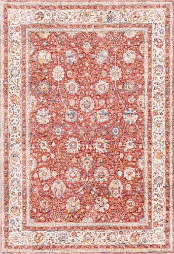 Surya Mahal MHL-2300 Rose Synthetic Bordered Rug Product Image