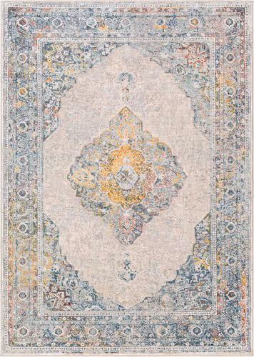 Surya Mediterranean Mie-1001 Multi-Colored Power Loomed Synthetic Rug Product Image