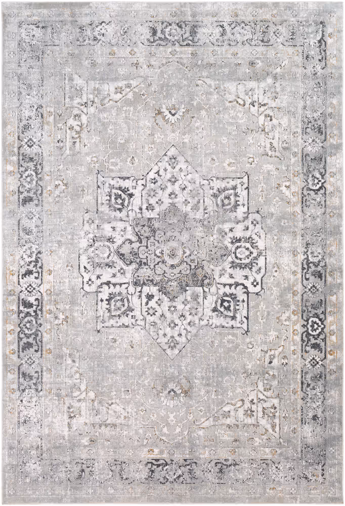 Surya Milano MLN-2305 Light Gray Silk Traditional Rug