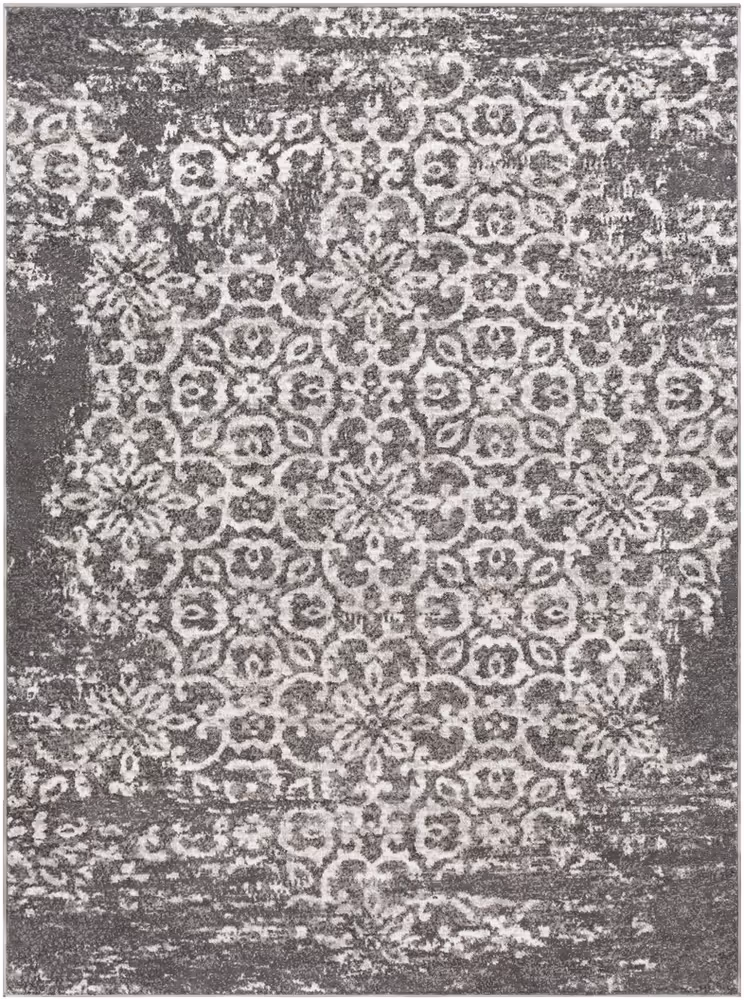 Surya Monte Carlo MNC-2305 Charcoal Patterned Synthetic Rug