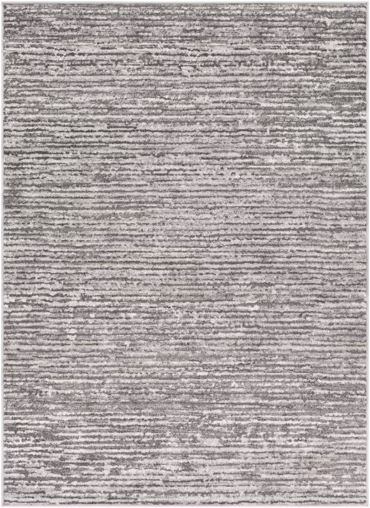 Surya Monte Carlo MNC-2308 Light Gray Striped Synthetic Rug