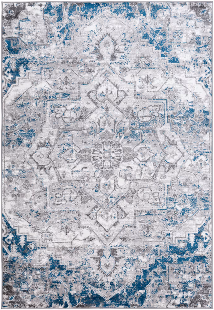 Surya Monte Carlo MNC-2318 Sky Blue Transitional Synthetic Rug