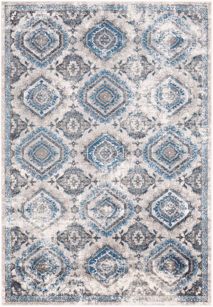 Surya Monte Carlo MNC-2326 Sky Blue Transitional Synthetic Rug