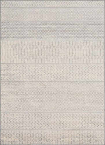 Monaco MOC-2306 Silver Gray Abstract Synthetic Rug Product Image