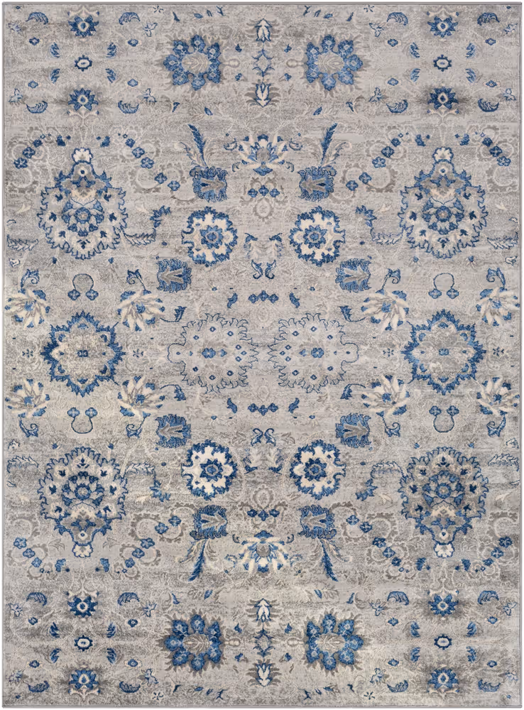 Surya Monaco MOC-2308 Medium Gray Synthetic Traditional Rug