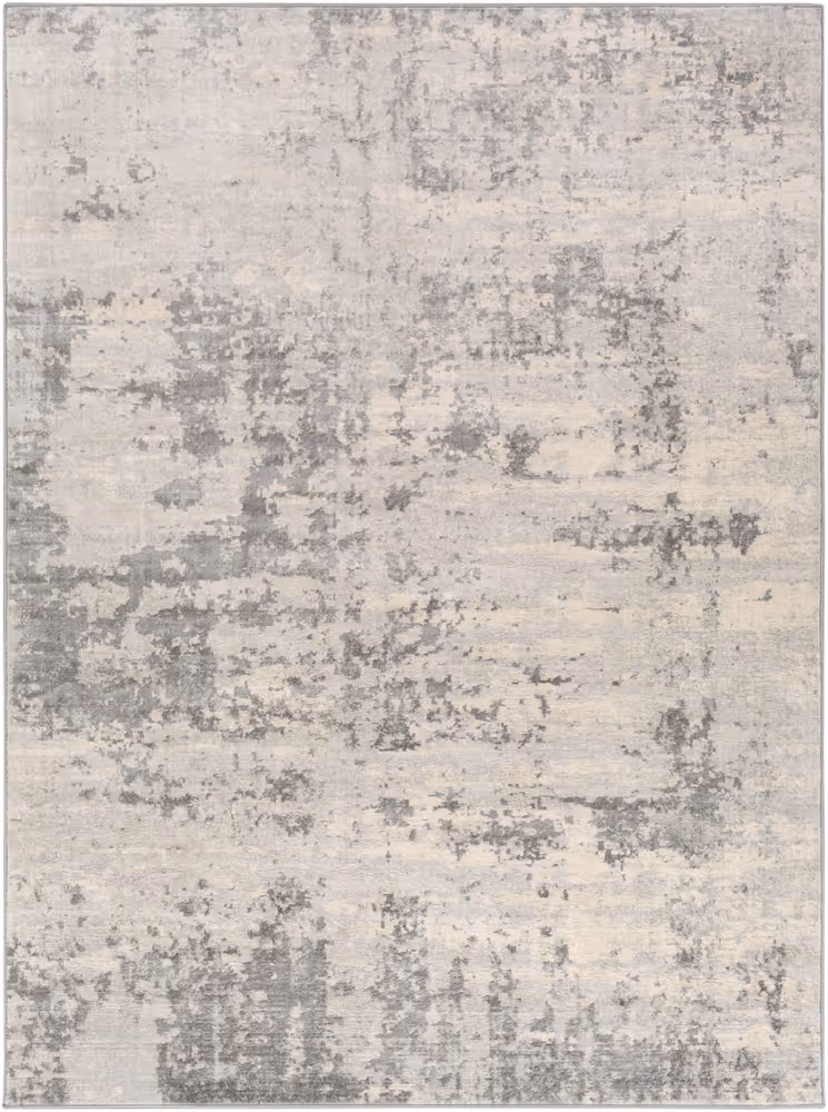 Surya Monaco MOC-2311 Silver Gray Abstract Synthetic Rug