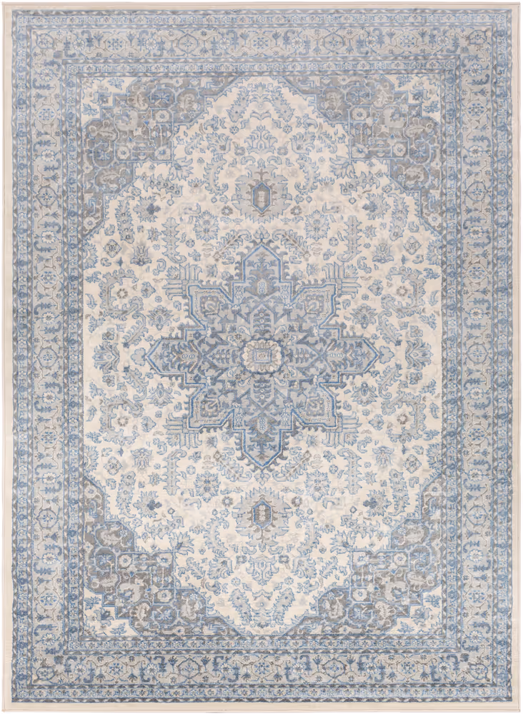 Surya Monaco MOC-2313 Bright Blue Traditional Transitional Rug