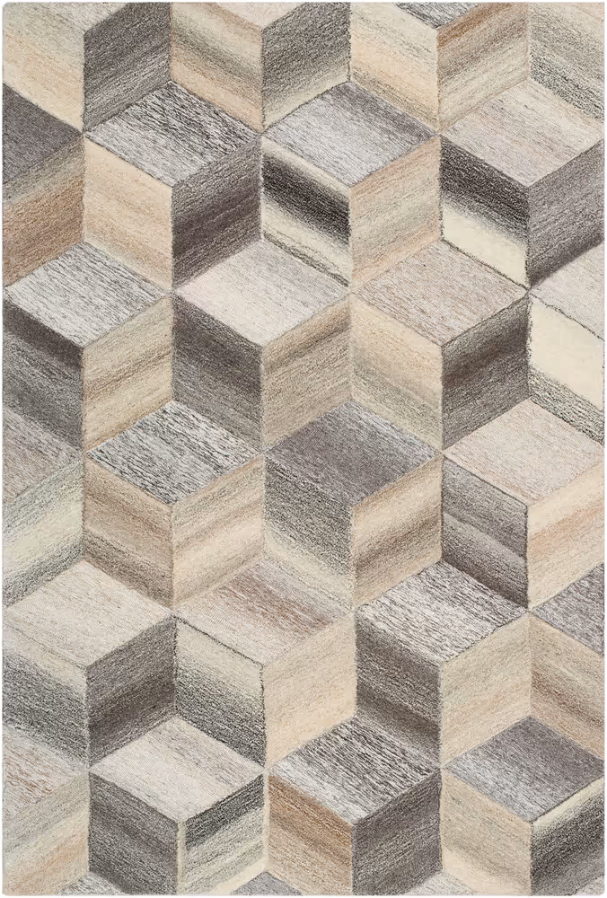Surya Mountain MOI-1016 Butter Wool Abstract Rug