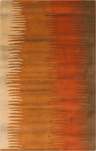 Surya Mosaic MOS-1004 Burnt Orange Wool Abstract Rug Product Image