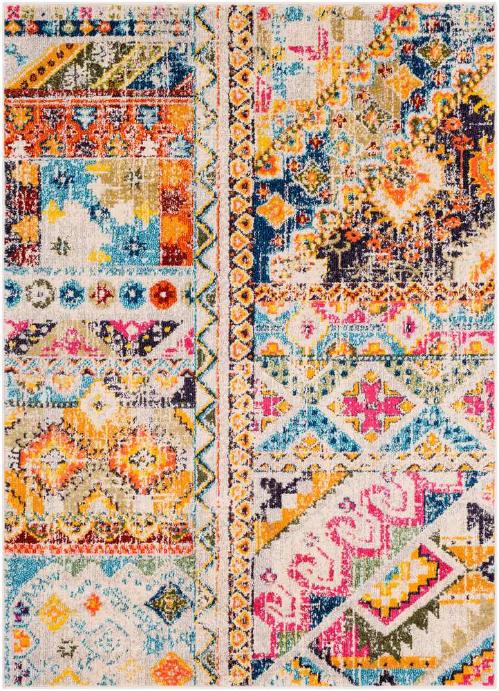 Surya Alhaut ALT-2300 Fuschia Abstract Synthetic Rug
