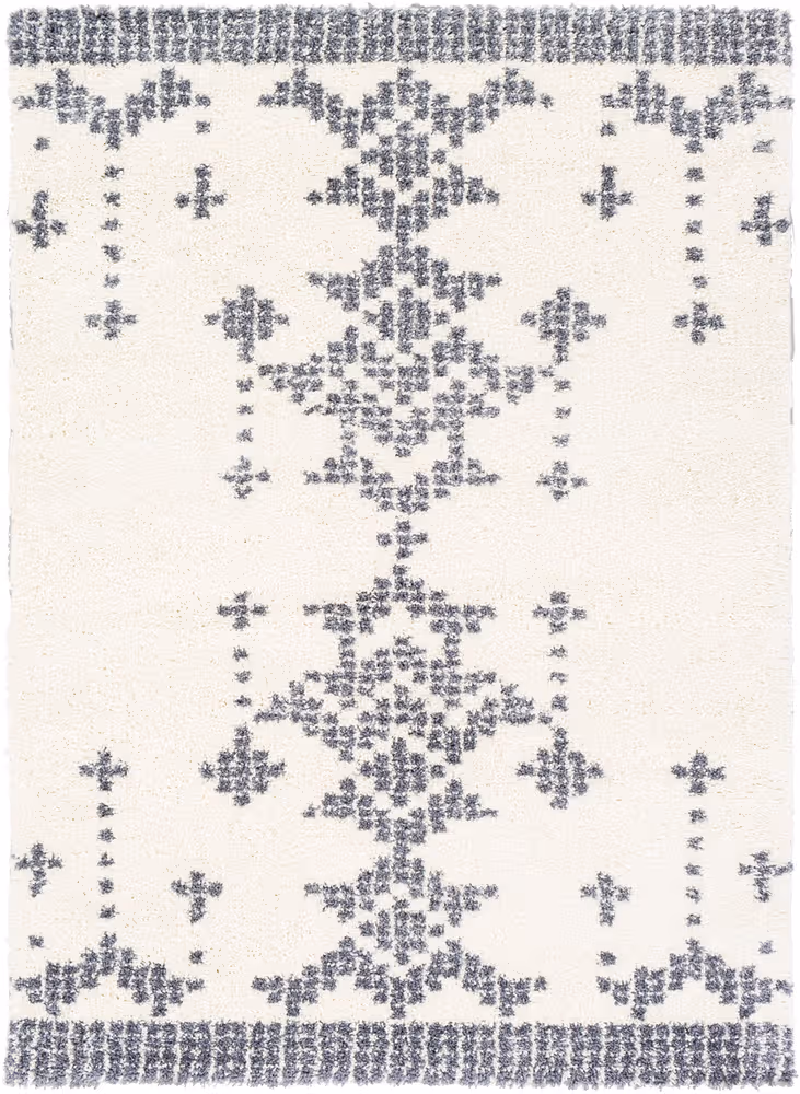 Surya Maroc shag MRS-2300 Medium Gray Synthetic Shag Rug