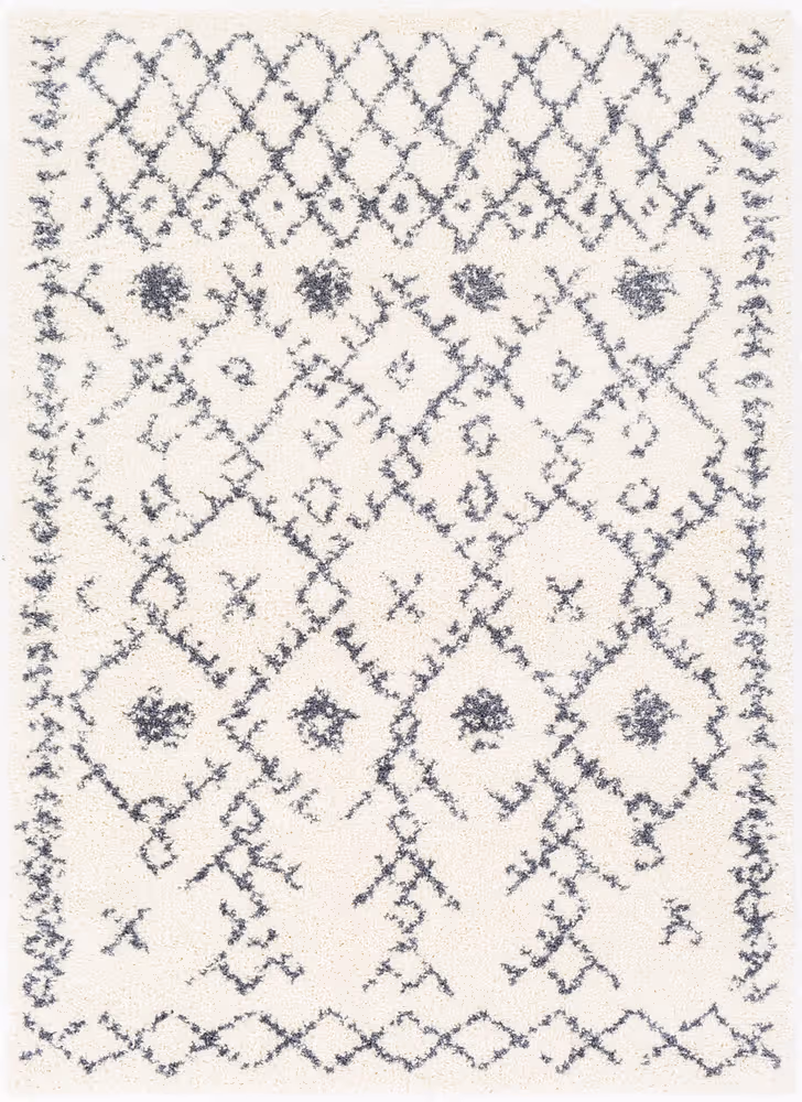 Surya Maroc shag MRS-2305 Medium Gray Abstract Synthetic Rug