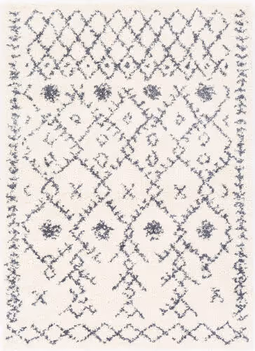 Surya Maroc shag MRS-2305 Medium Gray Abstract Synthetic Rug Product Image