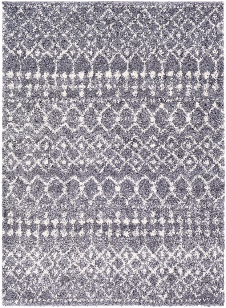 Surya Maroc shag MRS-2308 Medium Gray Shag Synthetic Rug