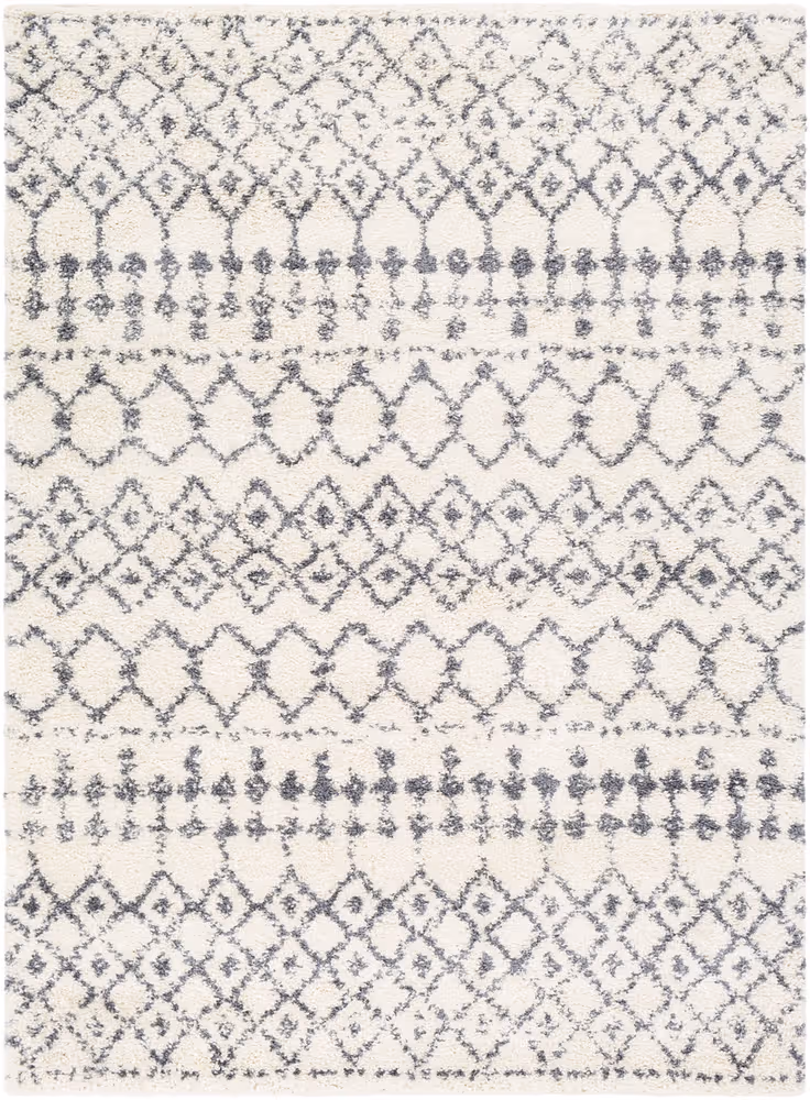 Surya Maroc shag MRS-2310 Medium Gray Shag Synthetic Rug