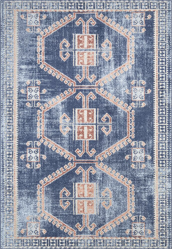 Modern Loom Alisony ALY-2312 Blue Power Loomed Synthetic Rug Product Image