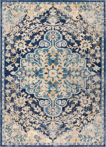 Modern Loom Alisony ALY-2320 Blue Power Loomed Synthetic Rug Product Image