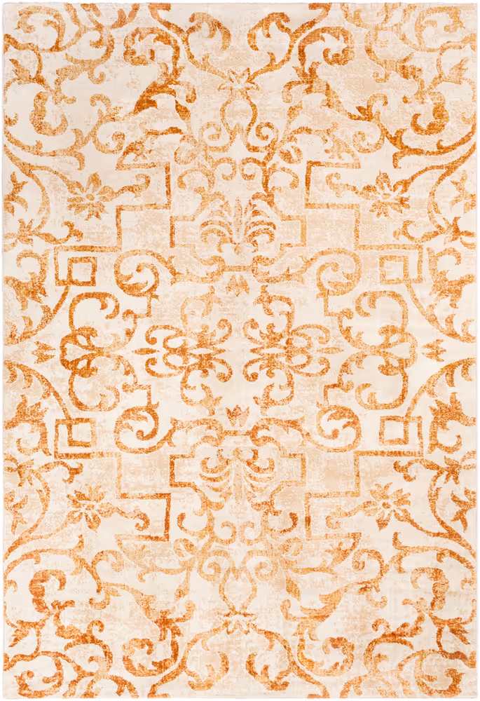 Surya Notting Hill NHL-2305 Burnt Orange Transitional Patterned Rug