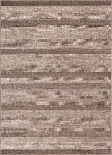 Surya Nepali NPI-2315 Dark Brown Striped Abstract Rug Product Image