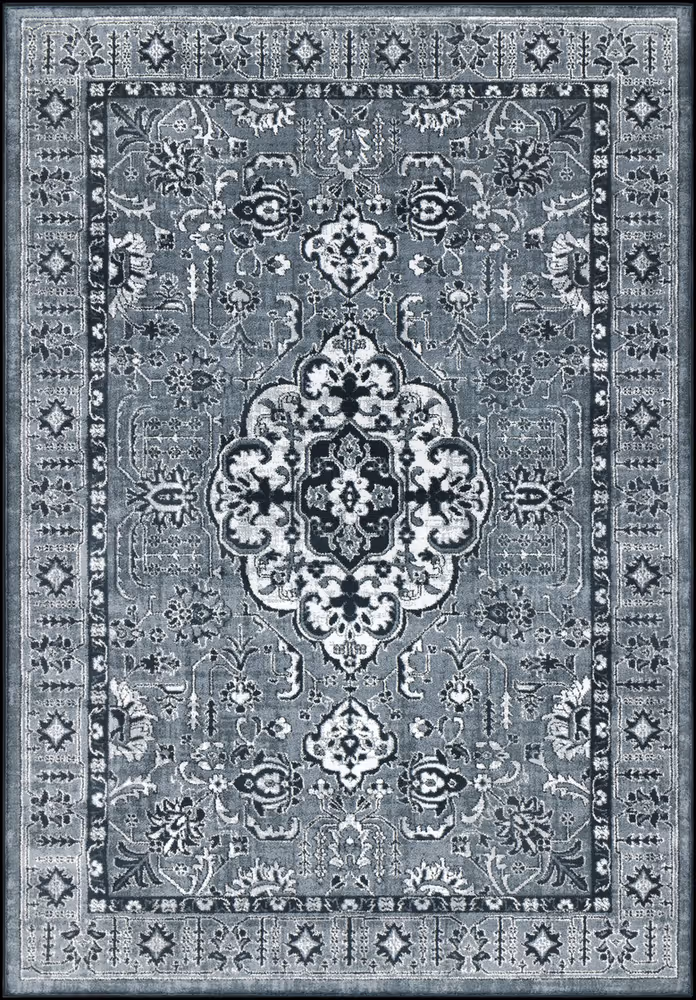 Surya Nova NVA-3039 Medium Gray Traditional Synthetic Rug