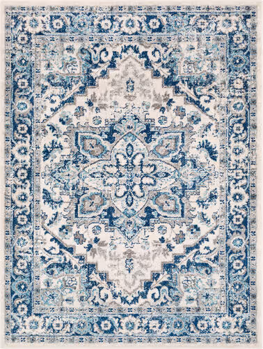 Surya Alkaluropus ALKL-2301 Dark Blue Traditional Synthetic Rug Product Image