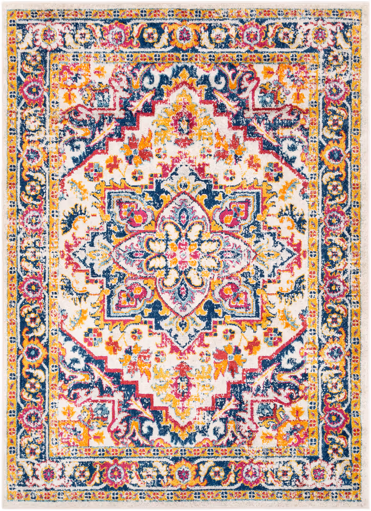 Surya Alkaluropus ALKL-2302 Bright Pink Traditional Synthetic Rug