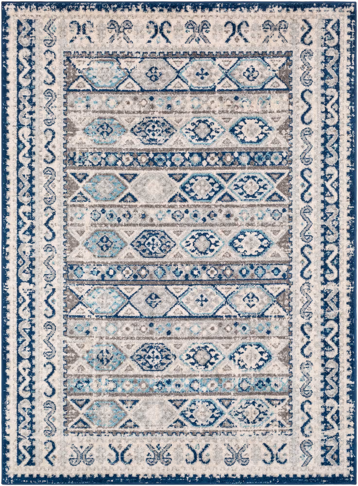 Surya Alkaluropus ALKL-2307 Dark Blue Traditional Synthetic Rug