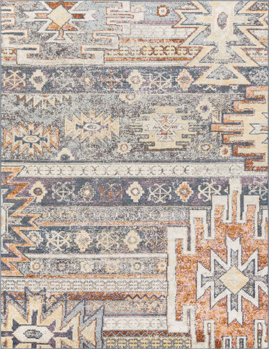 Modern Loom Alkalhail ALKA-2310 Blue Synthetic Southwestern Rug Product Image