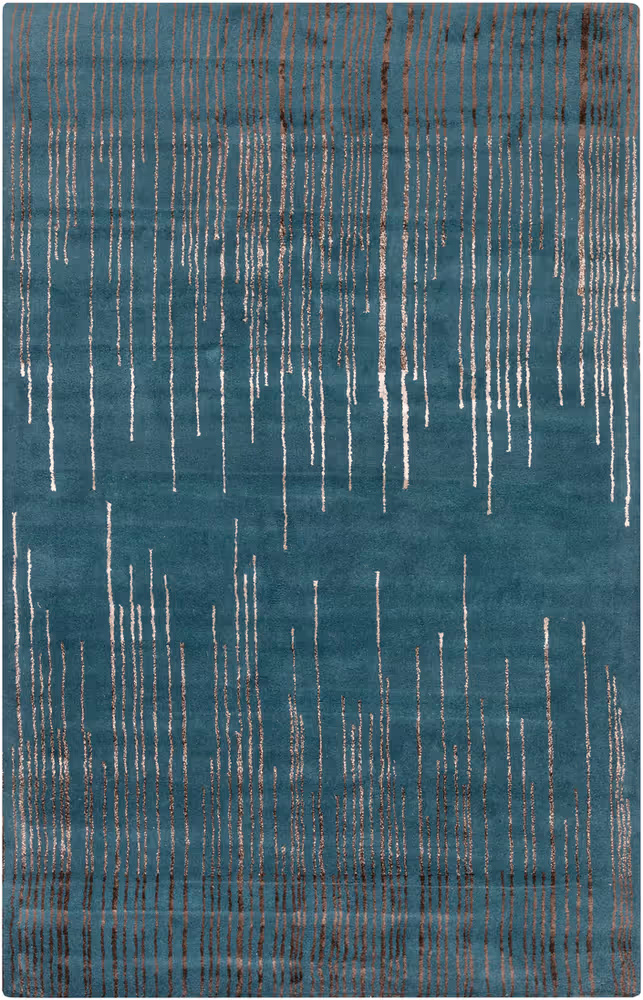 Surya Naya NY-5248 Emerald Abstract Silk Rug