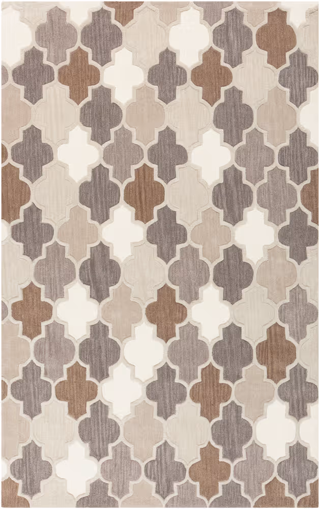 Surya Oasis OAS-1088 Medium Gray Wool Patterned Rug