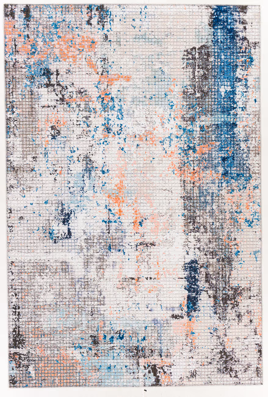 Modern Loom Olivia OLV-2303 Multi-Colored Power Loomed Synthetic Rug