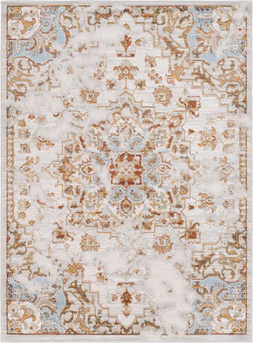 Surya Oushak OUS-2300 Light Gray Synthetic Traditional Rug Product Image