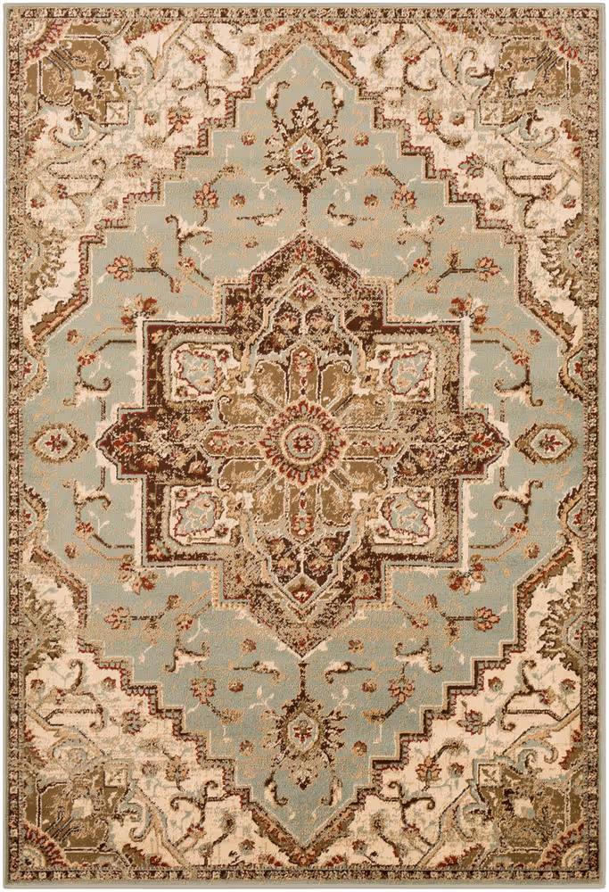Surya Allbush ALLB-1080 Sage Traditional Synthetic Rug