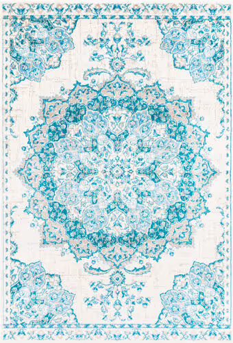 Surya Allbush ALLB-1110 Teal Synthetic Transitional Rug Product Image
