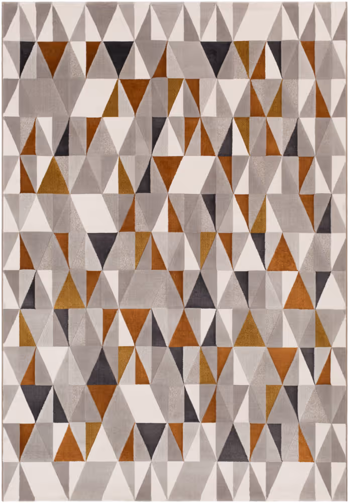 Surya Peachtree PCH-1008 Burnt Orange Abstract Synthetic Rug