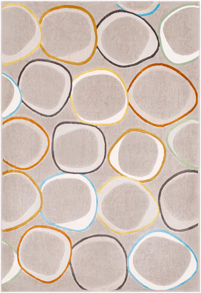 Surya Peachtree PCH-1016 Sky Blue Synthetic Abstract Rug