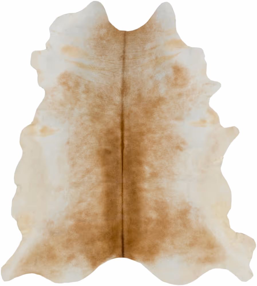 Surya Patagonia PGA-1000 Camel Animal Print Cow Hide Rug