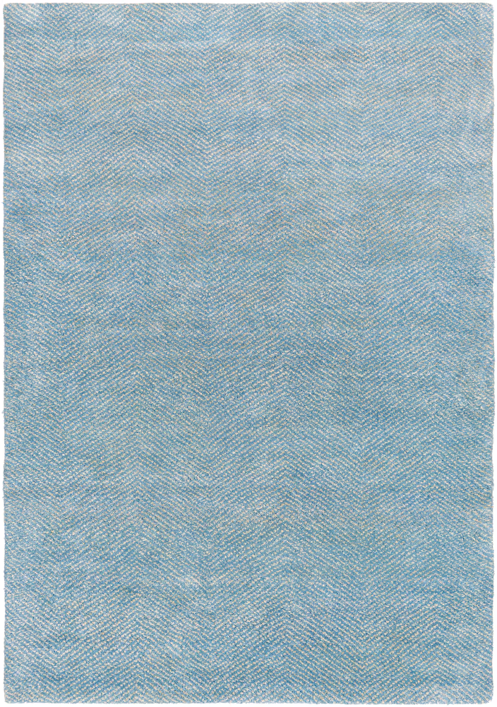 Surya Parma PMA-2305 Sky Blue Solid Colored Wool Rug